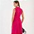 Vestido Midi Colcci Evasê Franzido Ou26 Rosa Feminino - Imagem 4