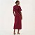 Vestido Midi Colcci Aplicação Ou26 Bordô Feminino - Imagem 2