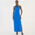 Vestido Super Mid Colcci Iconic Ou26 Azul Feminino - Imagem 1