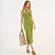 Vestido Midi Colcci Canelado Ou26 Verde Feminino - Imagem 1