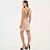 Vestido Curto Colcci Metalizado Ou26 Bege Feminino - Imagem 4