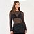 Blusa Tule Colcci Logo Ou26 Preto Feminino - Imagem 1