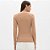 Blusa Lança Perfume Canelada Longa Ou26 Bege Feminino - Imagem 2
