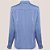 Camisa Dudalina Aline In26 Azul Feminino - Imagem 4