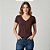 Blusa Dudalina Dec V Pima Touch Ou26 Marrom Feminino - Imagem 1