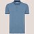 Camisa Polo Dudalina Mouline Gola Textur Ou26 Azul Masculino - Imagem 3