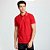 Camisa Polo Colcci 2 Lines Ou26 Vermelho Masculino - Imagem 1