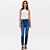 Calça Jeans Easy Lança Perfume Skinny Mid Ou26 Azul Feminino - Imagem 3