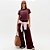 Camiseta Easy Lança Perfume Box Ou26 Bordô Feminino - Imagem 4