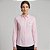 Camisa Dudalina Slim Lisa Listrada Ou26 Rosa Feminino - Imagem 1