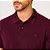 Camisa Polo Dudalina Jacquard Ou26 Bordô Masculino - Imagem 4