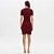Vestido Curto Easy Lança Perfume Decote Ou26 Bordô Feminino - Imagem 4