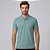 Camisa Polo Dudalina Frisos Degradê Ou26 Verde Masculino - Imagem 1