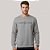 Moletom John John New Basic Ou26 Cinza Masculino - Imagem 1