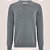 Suéter Tricot Dudalina Dc Basic Ou26 Cinza Masculino - Imagem 3
