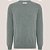 Suéter Tricot Dudalina Basic Melange Ou26 Verde Masculino - Imagem 3