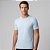 Camiseta Dudalina Basic Essentials In26 Azul Masculino - Imagem 1