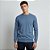 Suéter Tricot Dudalina Dc Basic Ou26 Azul Masculino - Imagem 1