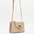 Bolsa Shoulder Lança Perfume Enfeite Ou26 Bege Feminino - Imagem 2