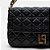 Bolsa Shoulder Lança Perfume Matelasse Ou26 Preto Feminino - Imagem 4