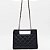 Bolsa Clutch Lança Perfume Matelasse Ou26 Preto Feminino - Imagem 3