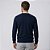 Cardigan Tricot Dudalina Cotton Ou26 Marinho Masculino - Imagem 2