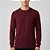 Suéter Tricot Dudalina Basic Ou26 Bordô Masculino - Imagem 1