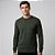 Suéter Tricot Dudalina Basic Ou26 Verde Masculino - Imagem 1