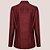 Camisa Dudalina Luxury Cetim Stretch In26 Bordô Feminino - Imagem 4