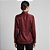 Camisa Dudalina Luxury Cetim Stretch In26 Bordô Feminino - Imagem 2