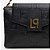 Bolsa Shoulder Lança Perfume Enfeite Ou26 Preto Feminino - Imagem 5