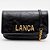 Bolsa Crossbody Lança Perfume Letreiro Ou26 Preto Feminino - Imagem 1