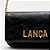 Bolsa Crossbody Lança Perfume Letreiro Ou26 Preto Feminino - Imagem 4