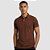 Camisa Polo Aramis Classic 1 Friso In26 Marrom Masculino - Imagem 1