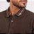 Camisa Polo Colcci Iconic Strip In26 Marrom Masculino - Imagem 3