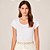 Blusa Dudalina Decote Canoa OU24 Branco Feminino - Imagem 3
