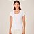 Blusa Dudalina Decote Canoa OU24 Branco Feminino - Imagem 1