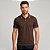 Camisa Polo Colcci 2 Listras In26 Marrom Masculino - Imagem 1