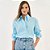 Camisa Colcci Loose Ou26 Azul Feminino - Imagem 1