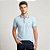 Camisa Polo Colcci Listras Desing In26 Azul Masculino - Imagem 1