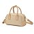 Bolsa Bowling Colcci Jacquard Taylor Ou26 Off White Feminino - Imagem 3