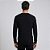 Suéter Tricot Dudalina Text Chevron Ou26 Preto Masculino - Imagem 2