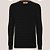 Suéter Tricot Dudalina Text Chevron Ou26 Preto Masculino - Imagem 3