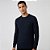 Suéter Tricot Dudalina Text Geometric Ou26 Marinho Masculino - Imagem 1