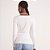 Blusa Canelado Colcci Gola V In26 Off White Feminino - Imagem 2
