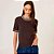 Camiseta Dudalina Mara In26 Marrom Feminino - Imagem 3