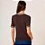 Camiseta Dudalina Mara In26 Marrom Feminino - Imagem 2