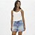 Short Jeans Lança Perfume Relaxed Mid In26 Azul Feminino - Imagem 4
