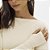 Blusa Lança Perfume Ajustada Manga Longa In26 Bege Feminino - Imagem 4