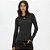 Blusa Lança Perfume Canelada Manga Longa In26 Preto Feminino - Imagem 1